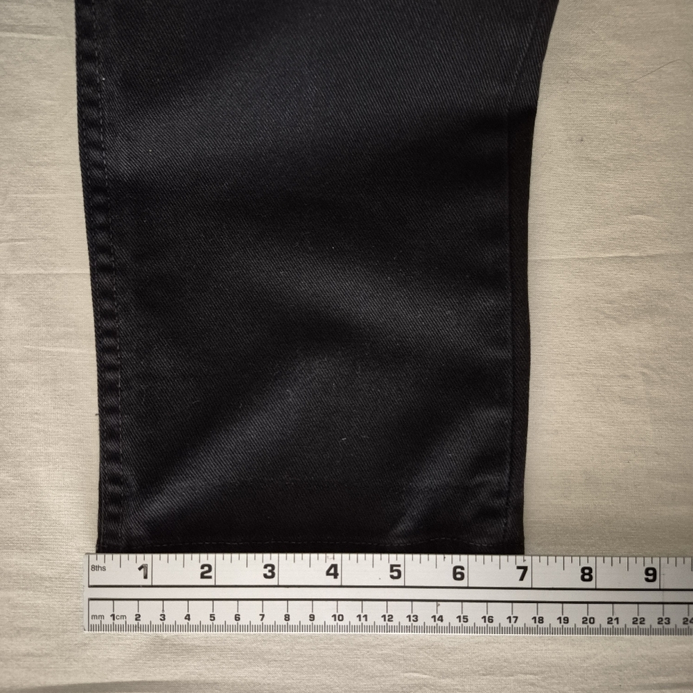 Dunderdon Mens‎ Black Slim Straight Leg Jeans 32x30 Casual Workwear Classic - Picture 12 of 12